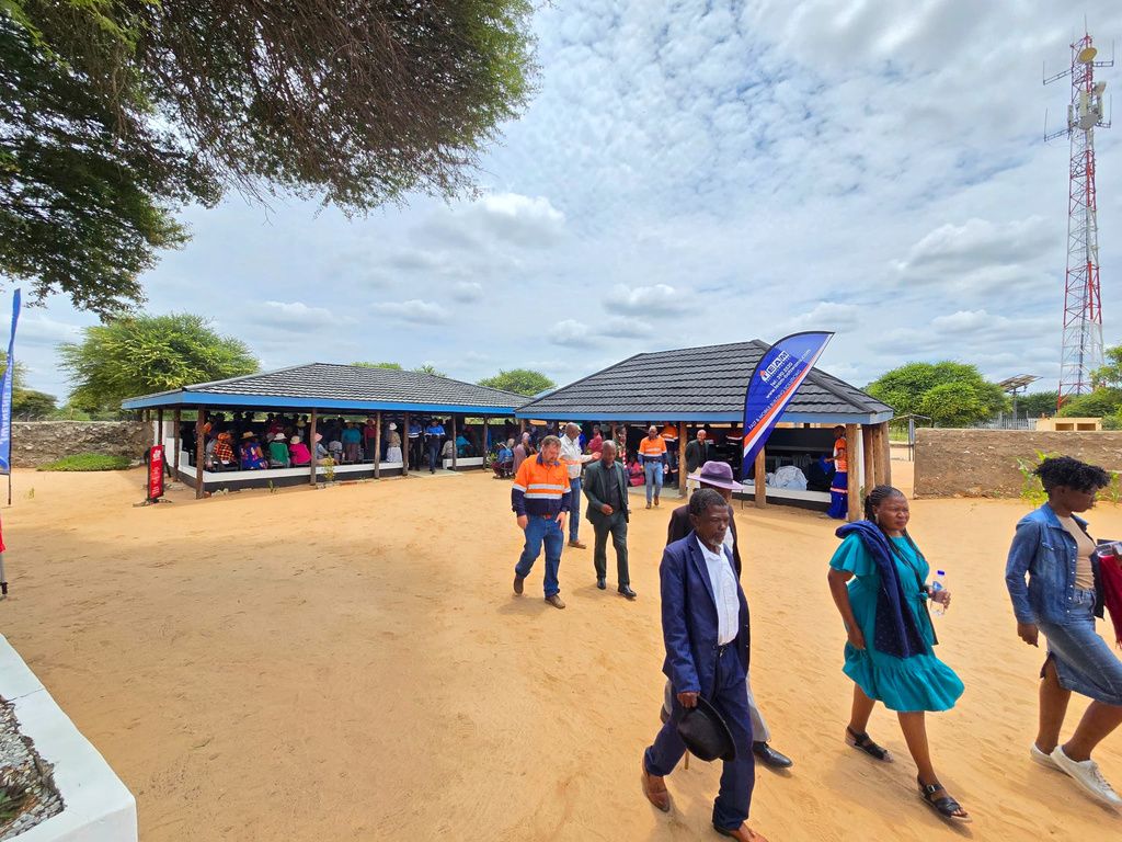 Donated two-roomed accommodation unit